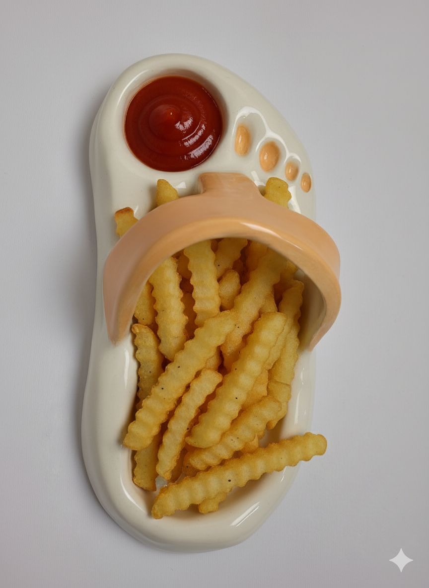 ظرف سرو مدل دمپایی - Image 7