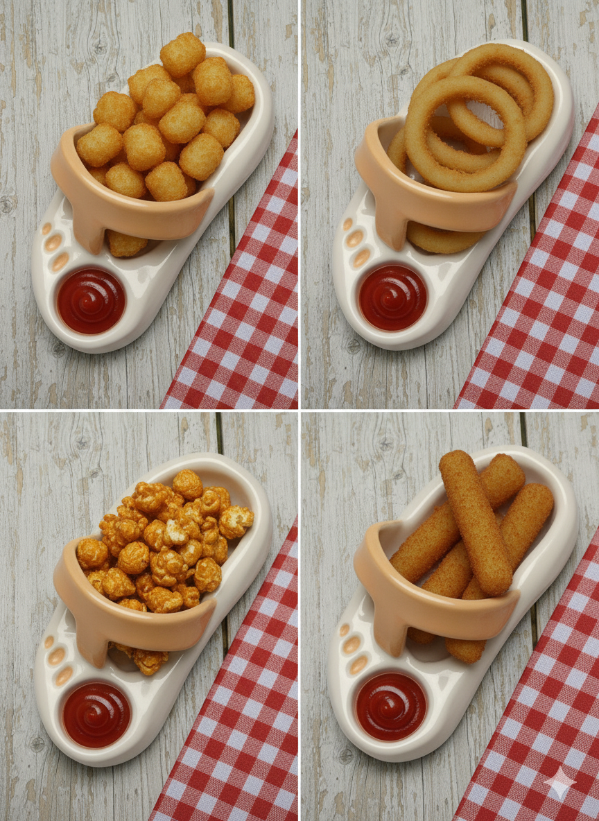 ظرف سرو مدل دمپایی - Image 4