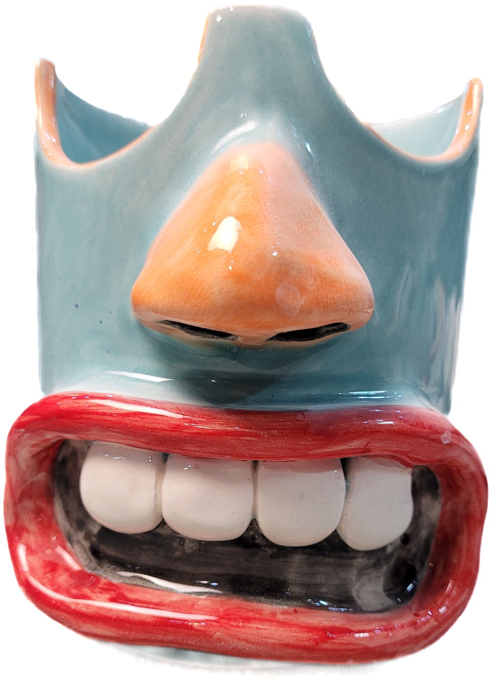 جا عینکی و جا قلمی مدل خندان